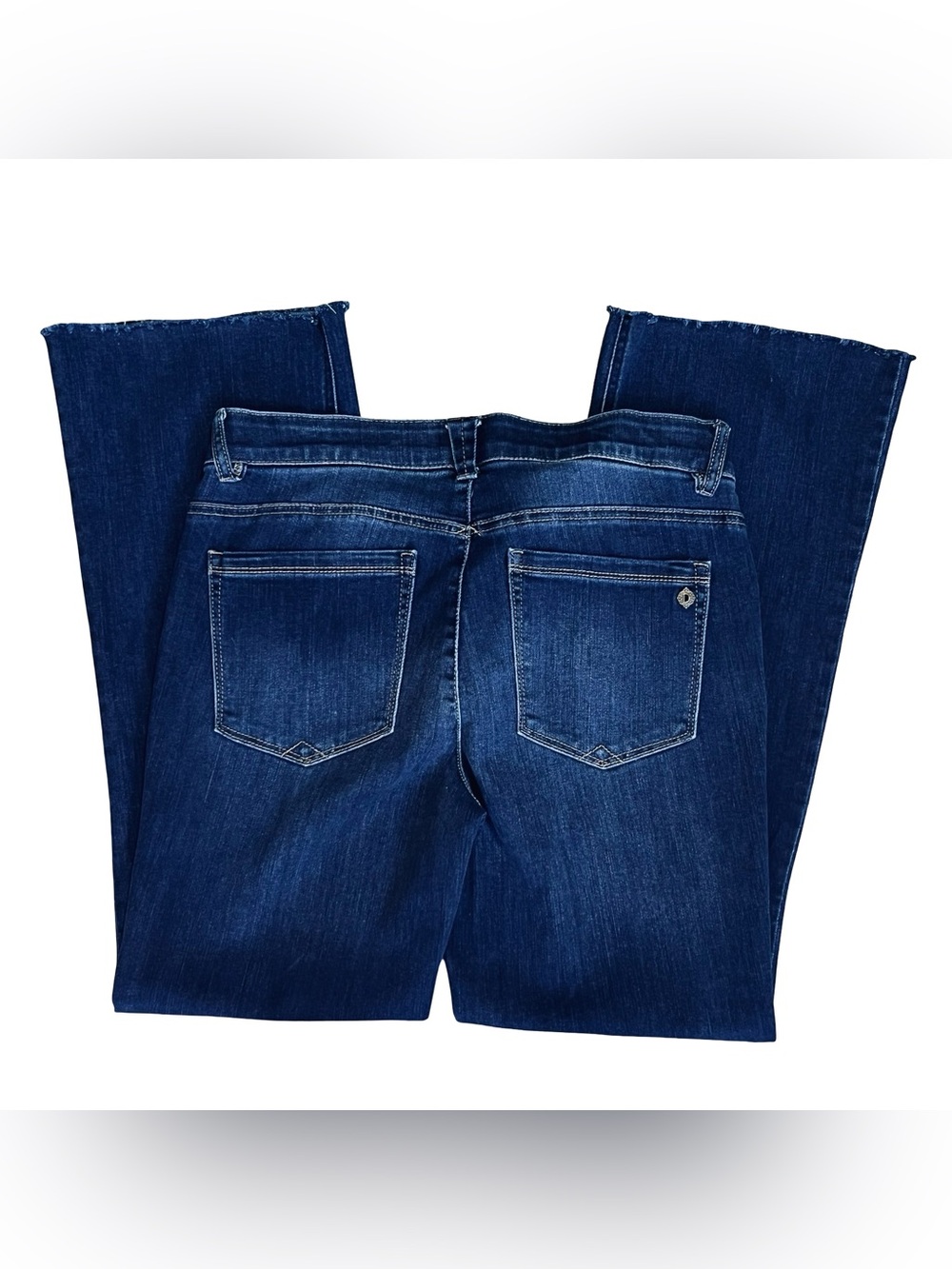 Democracy Ab Solutions Women’s Sz 12 Itty Bitty Bootcut Jeans High Rise Stretch - Picture 8 of 16